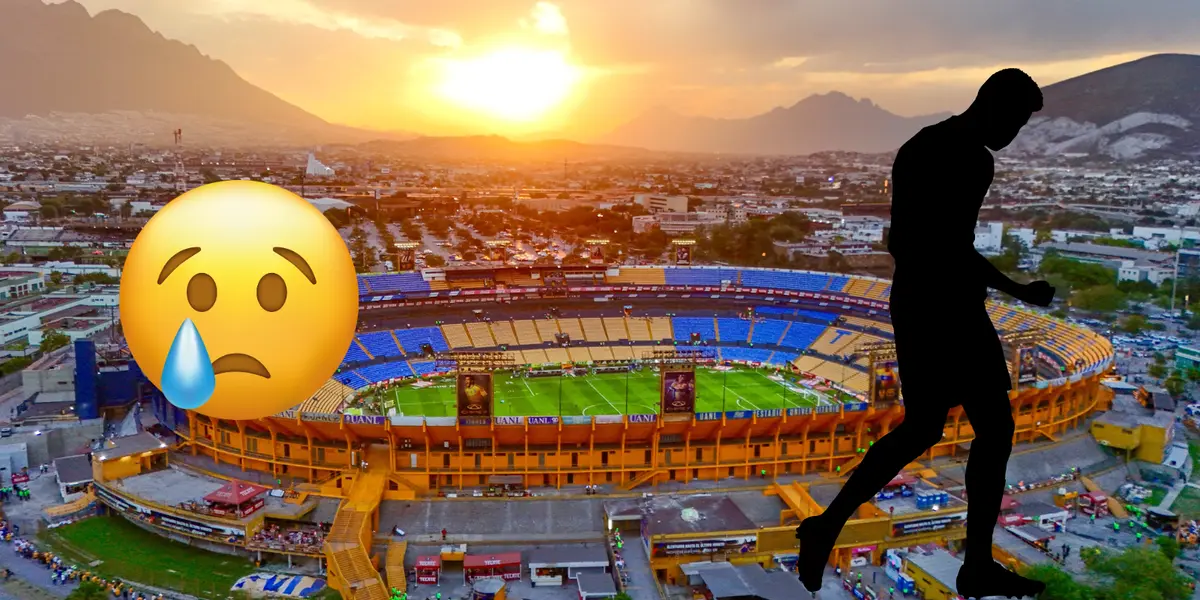Estadio de Tigres de fondo, tomado de Tigres