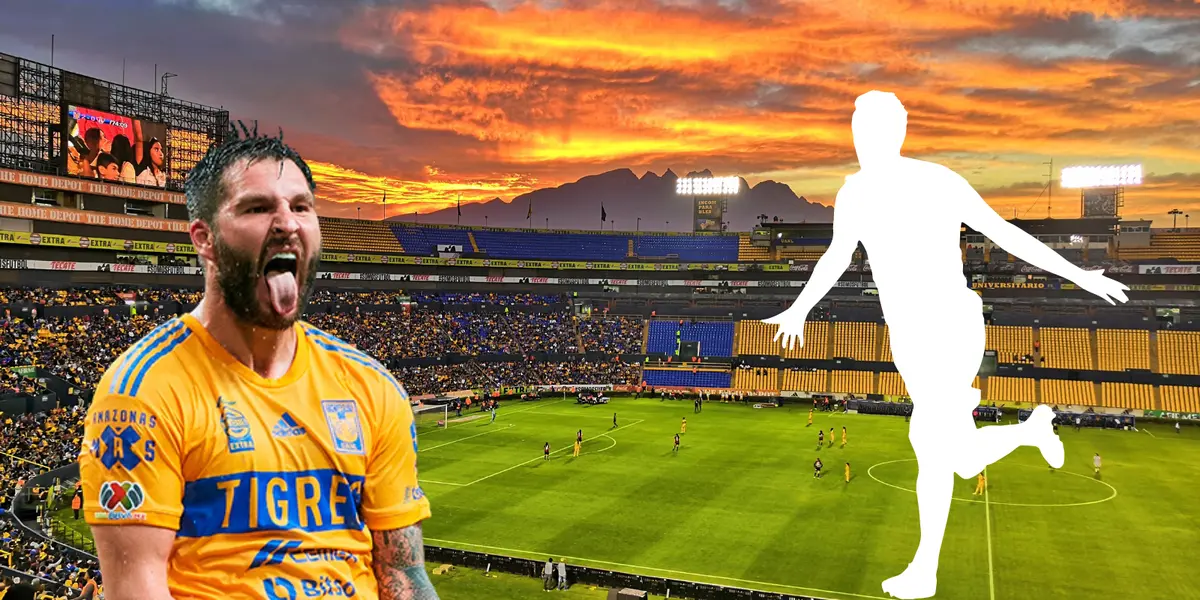 Estadio de Tigres de fondo, tomado de Wikipedia