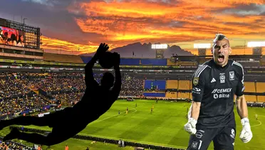 Estadio de Tigres de fondo, tomado de Wkipedia