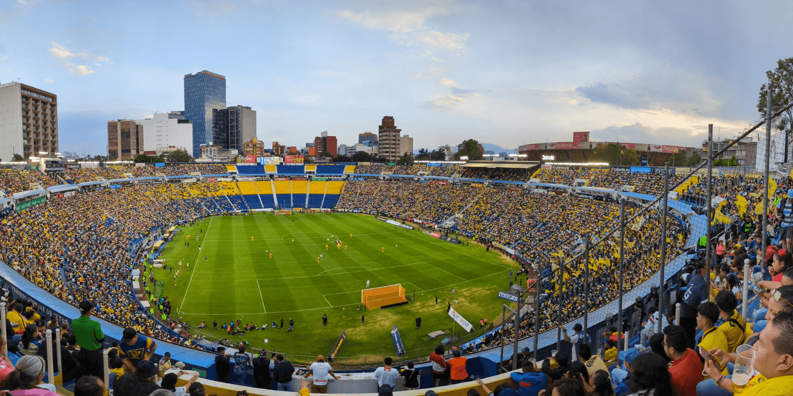 Estadio tomado de Club América