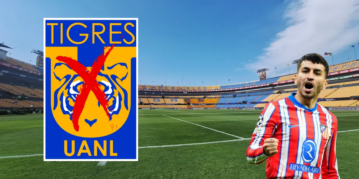 Estadio Universitario, tomado de Tigres, con correa al frente