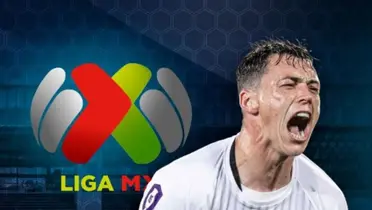 Federico Viñas celebrando/Foto Liga MX.