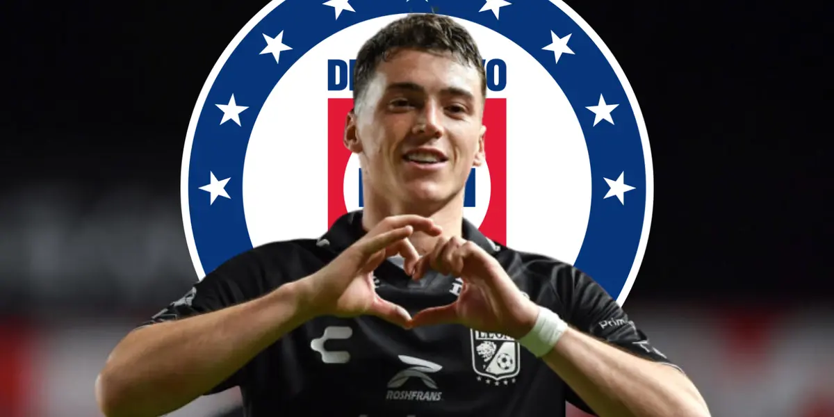 Federico Viñas celebrando gol con el León. Foto: ESTO.