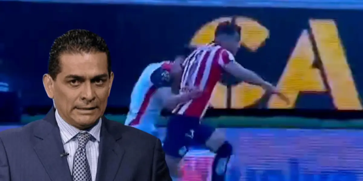 Felipe Ramos Rizo en el Chivas vs Atlas / FOTO X