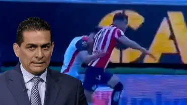 Felipe Ramos Rizo en el Chivas vs Atlas / FOTO X