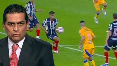 Felipe Ramos Rizo en el Monterrey vs Tigres / FOTO X