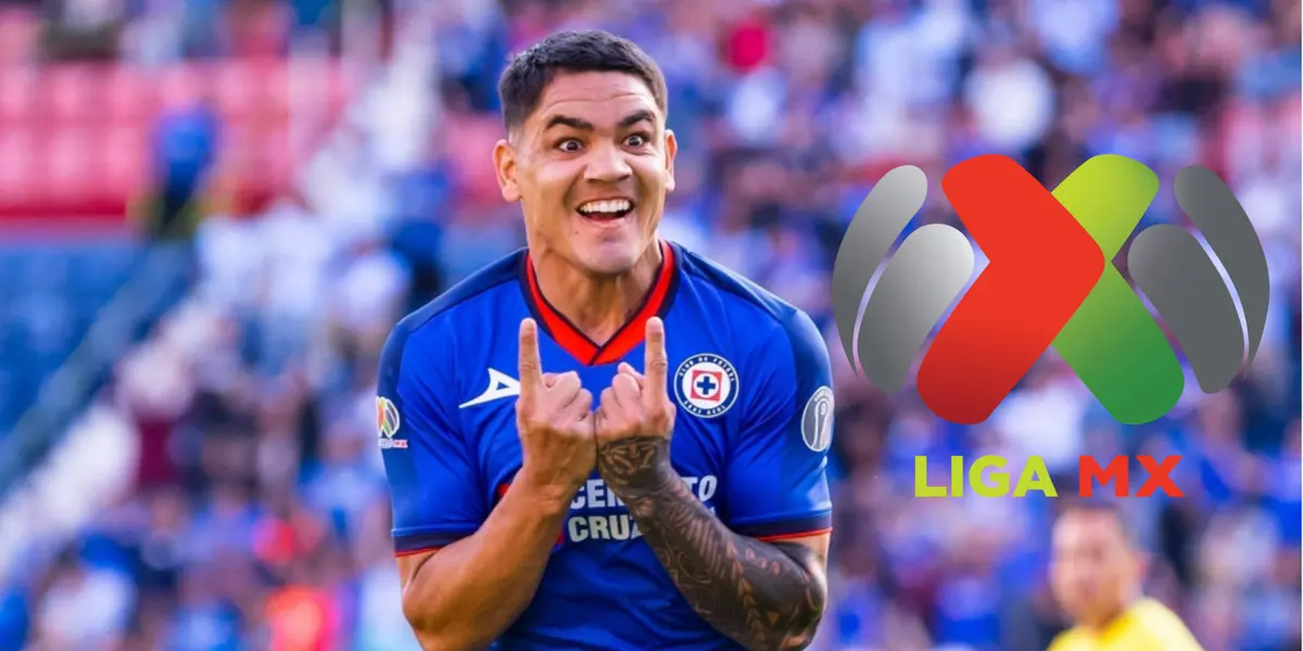 Fernández en partido con Cruz Azul. Foto: Récord