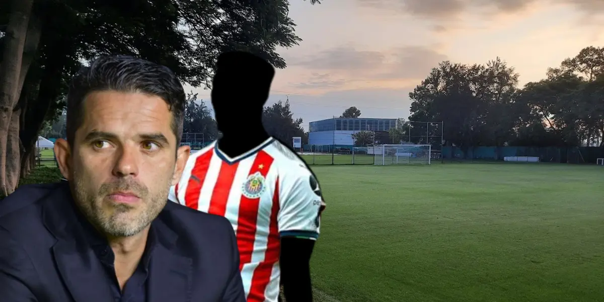 Fernando Gago junto a futbolista incógnito de Chivas / FOTO FÚTBOL TOTAL