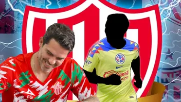 Fernando Gago junto a futbolista incógnito del América