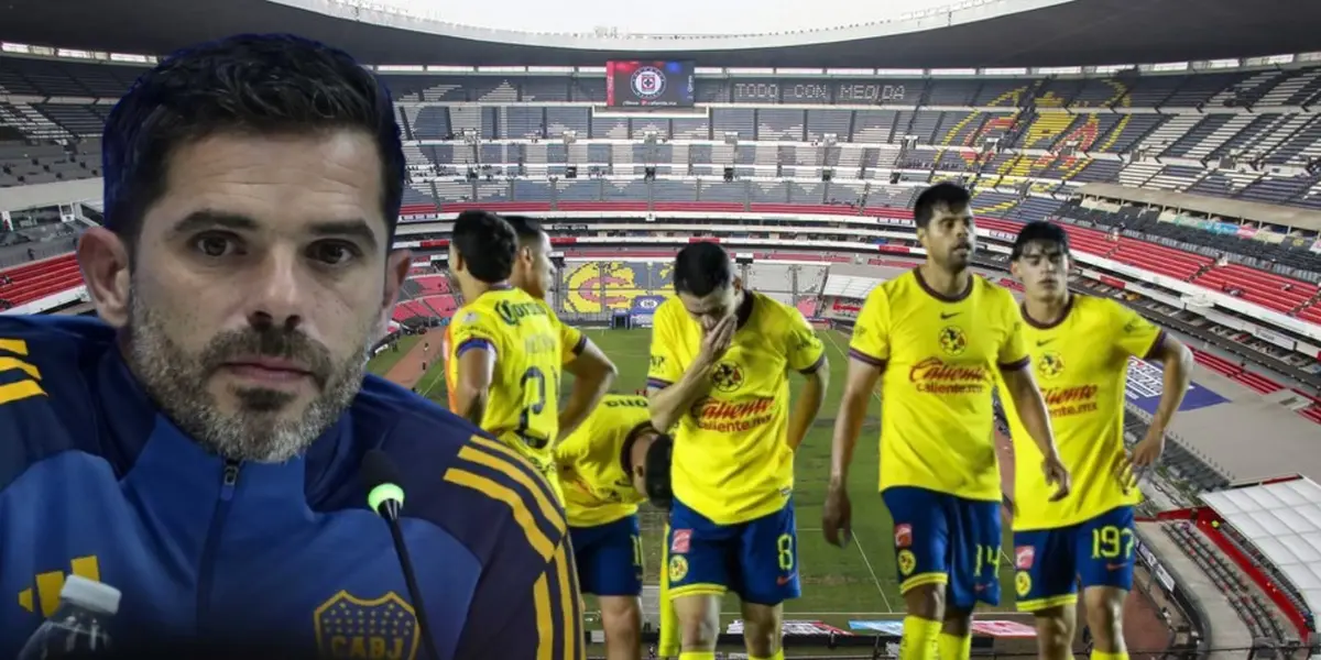 Fernando Gago junto a futbolistas del América / FOTO FÚTBOL TOTAL