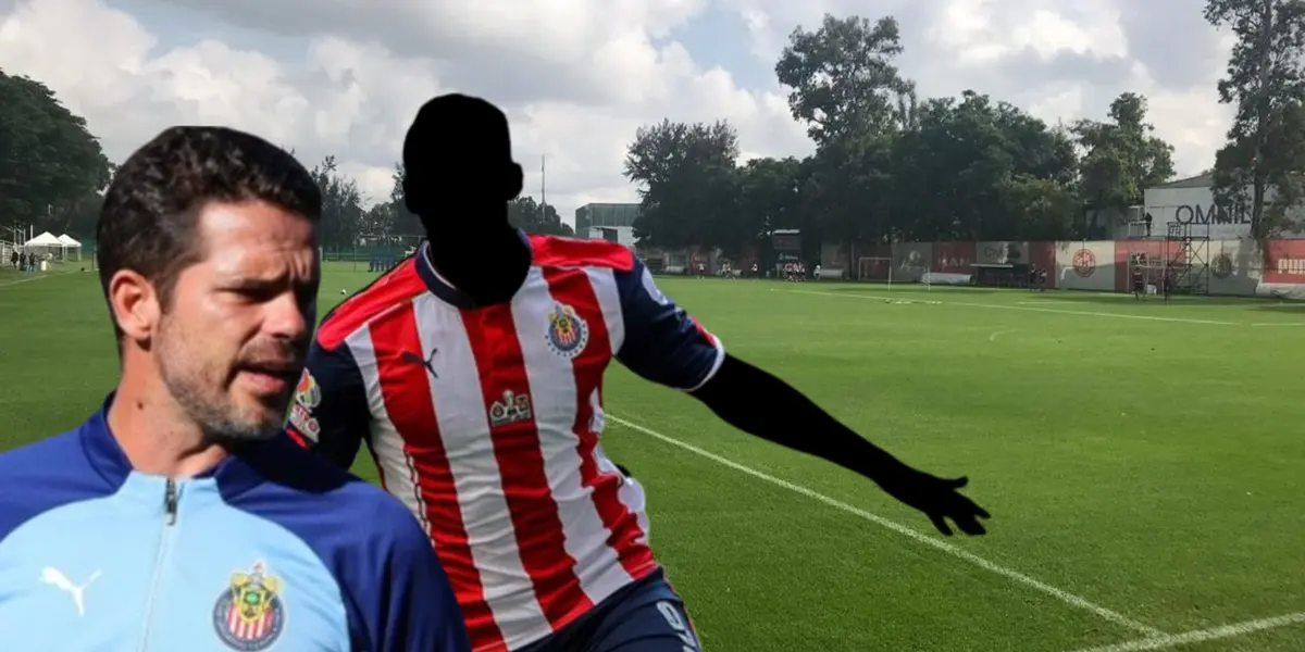 Fernando Gago junto a jugador incógnito de Chivas / FOTO ESPN