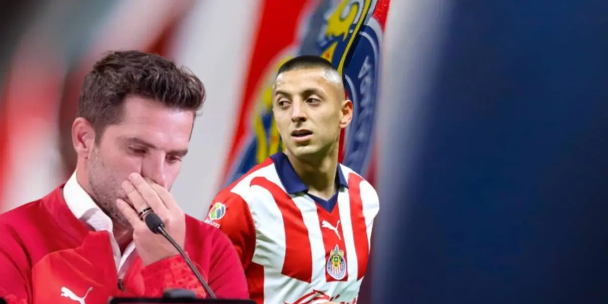 Fernando Gago junto a Roberto Alvarado / FOTO X