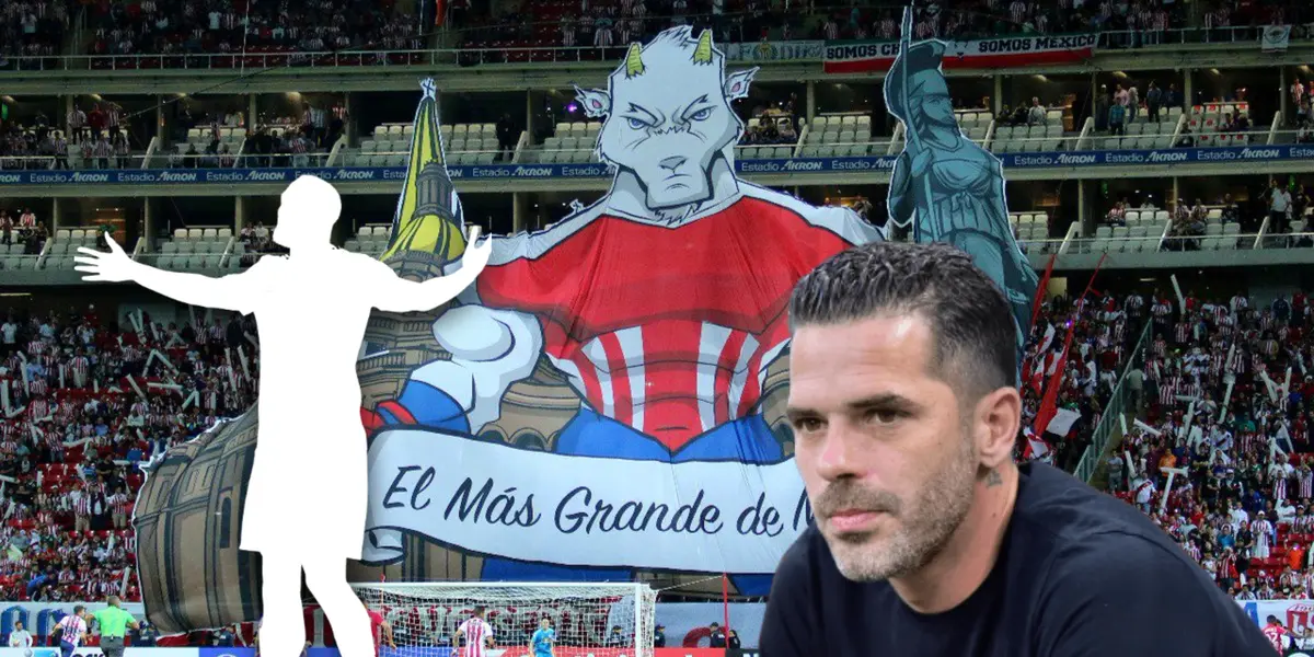 Fernando Gago observando y silueta de jugador celebrando/ Foto X.