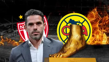 Fernando Gago, pie de oro y escudo de América/ Foto Mediotiempo.