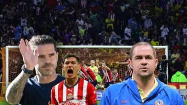 Fernando Gago saludando, Jesús Orozco y André Jardine/ Foto Azteca Deportes.