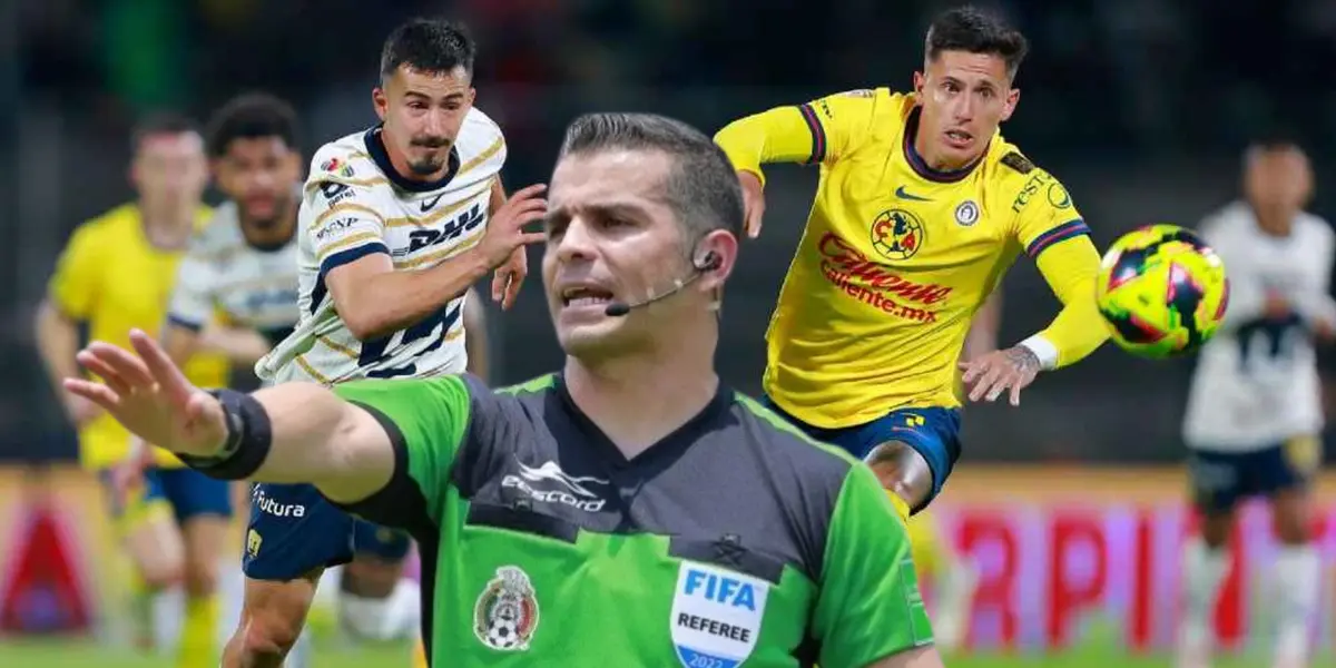 Fernando Hernández en el Pumas vs América / FOTO SOY FÚTBOL