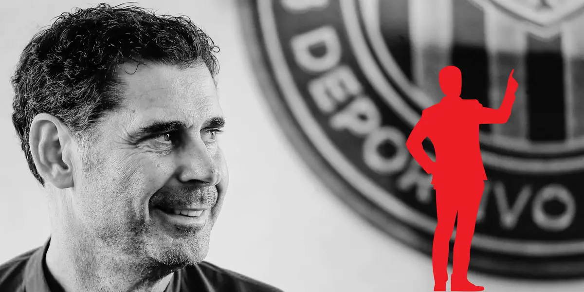 Fernando Hierro en oficina de Chivas. Foto: Notisistema