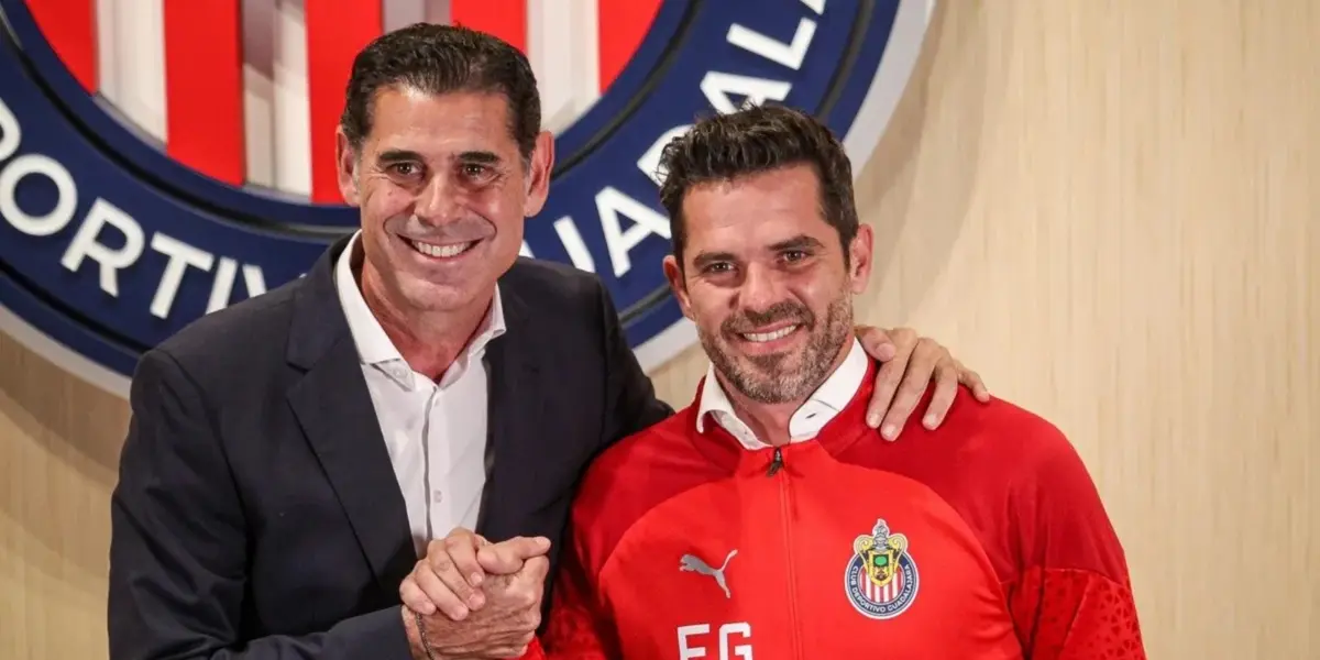Fernando Hierro junto a Fernando Gago / FOTO EL INFORMADOR