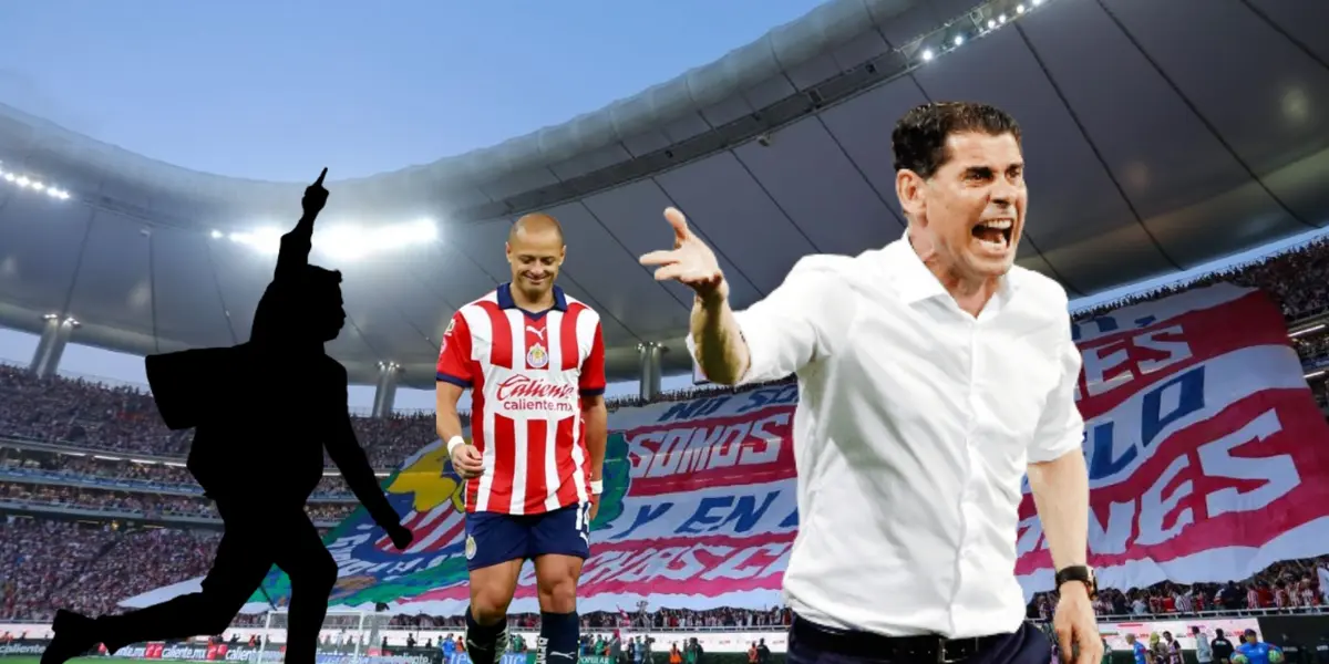 Fernando Hierro molesto, Javier Hernández y silueta corriendo/ Foto El 10.