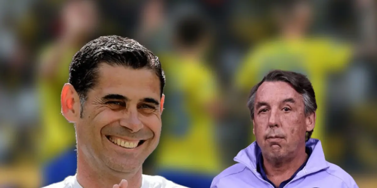 Fernando Hierro saludando y Emilio Azcárraga/Foto Zero Zero.