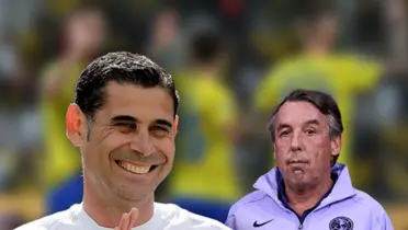 Fernando Hierro saludando y Emilio Azcárraga/Foto Zero Zero.