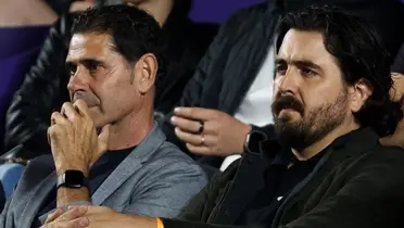 Fernando Hierro y a lado Amaury Vergara / Foto Imago7