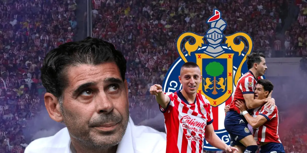 Fernando Hierro y jugadores de Chivas celebrando/Foto Rebaño Pasión.