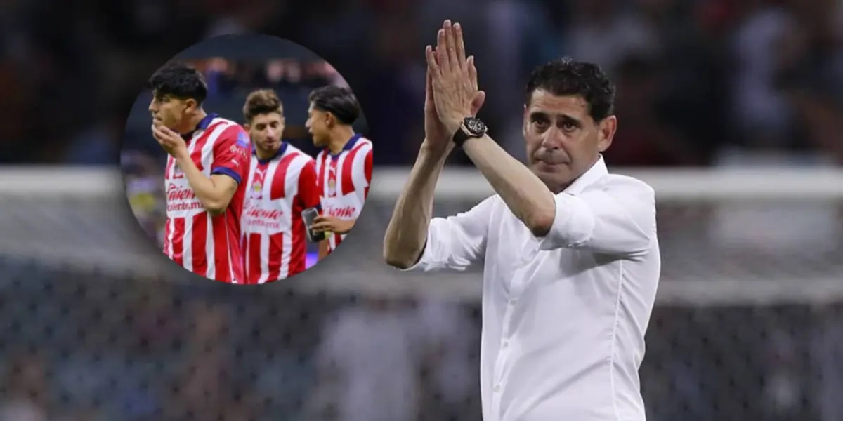 Fernando Hierro y jugadores de Chivas/ Foto Manu Fernández.