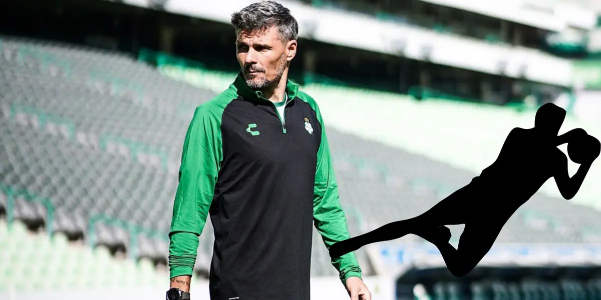 Fernando Ortiz en entrenamiento con Santos. Foto: Milenio