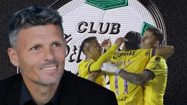 Fernando Ortiz junto a futbolistas del América / FOTO GETTY IMAGES