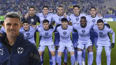 Fernando Ortiz junto a jugadores del Club América / FOTO MEDIOTIEMPO