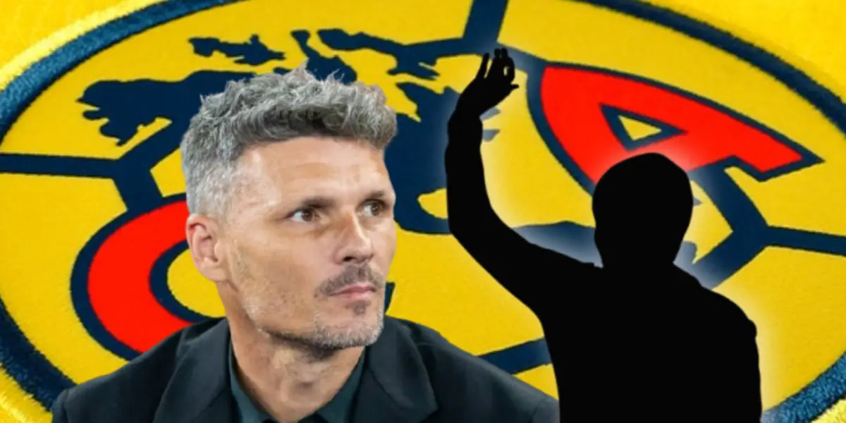 Fernando Ortiz y silueta de jugador/Foto Club América.