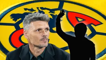 Fernando Ortiz y silueta de jugador/Foto Club América.