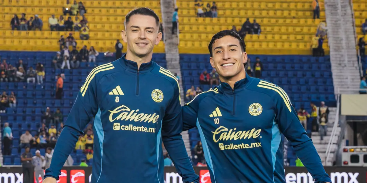 Fidalgo y Zendejas previo a partido. Foto: América