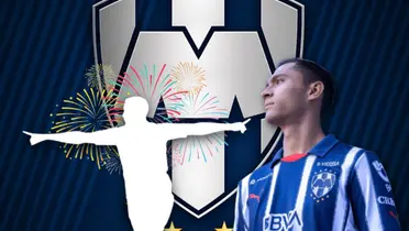Fidel Ambriz y silueta de futbolista celebrando/Foto Thread Reader App.