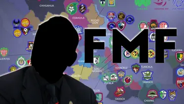 Figura incógnito junto al logo de la FMF / FOTO RÉCORD