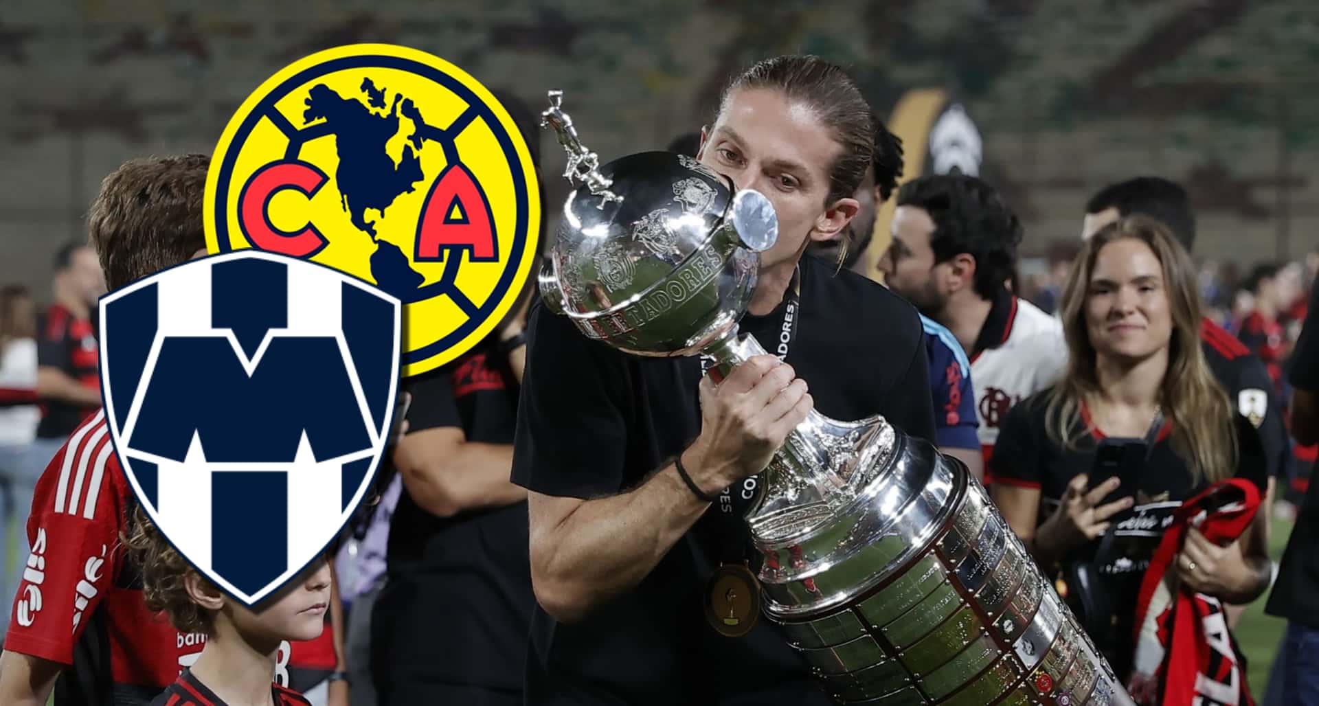Filipe Luis ganó una Copa Libertadores con Flamengo
