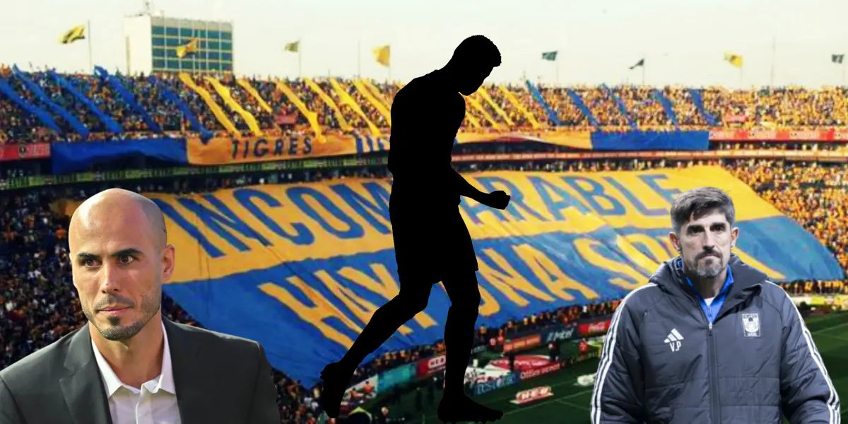 Fondo de afición de Tigres, tomado de TV Azteca
