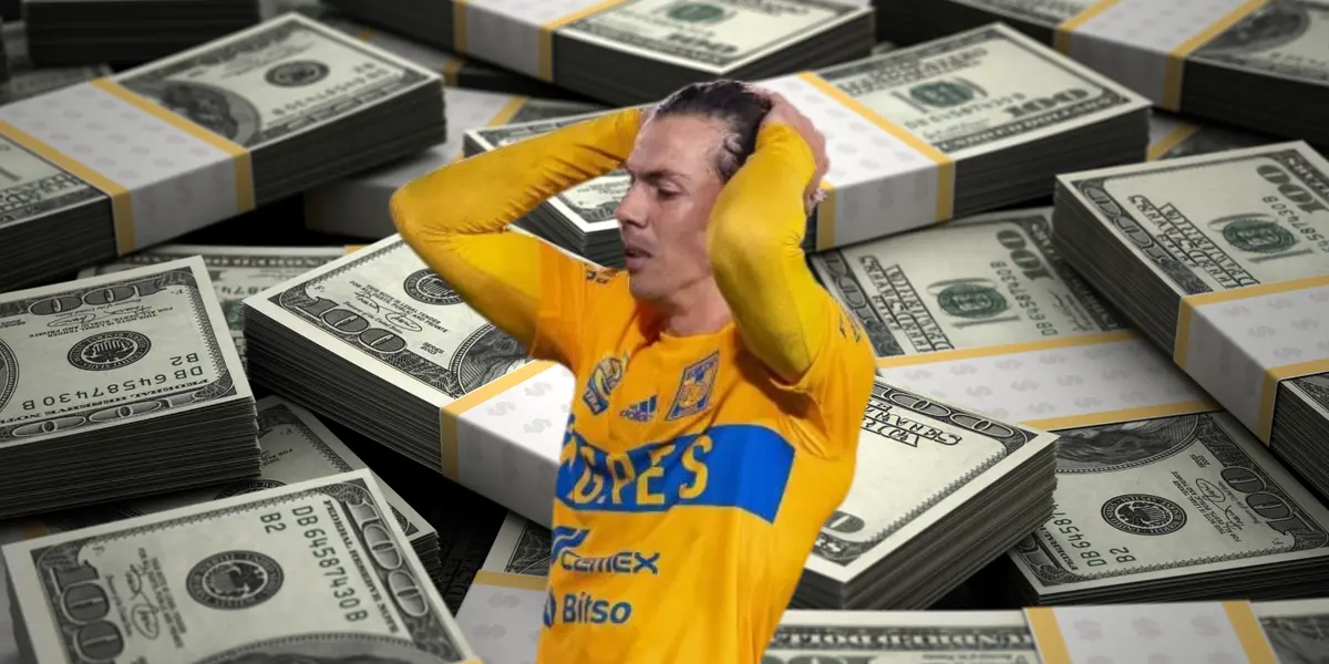 Fondo de dólares tomado de Canva, con Córdova al frente