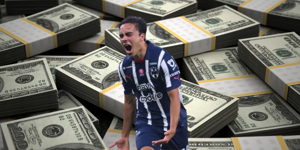 Fondo de dólares tomado de Canva, con Fimbres al frente