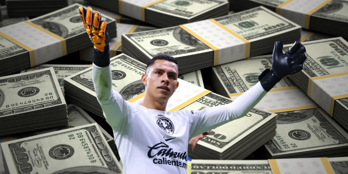 Fondo de dólares tomado de Canva, con Malagón al frente