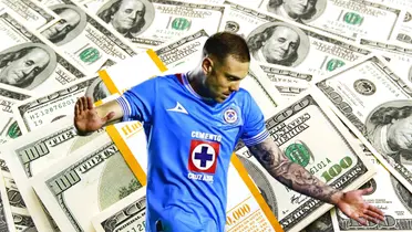 Fondo de dólares tomado de Canva, con Rotondi al frente