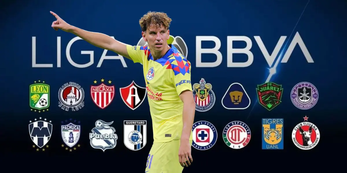 Fondo de equipos de Liga MX tomado de Reforma, con Igor al frente