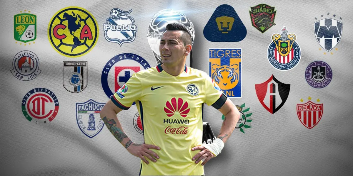 Fondo de ESPN de clubes de Liga MX, con Rubens al frente
