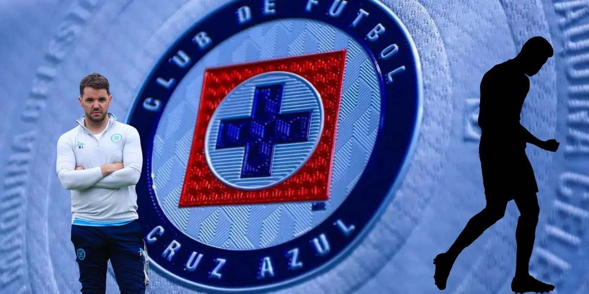 Fondo de Tienda Cruz Azul, con Larcamón al frente
