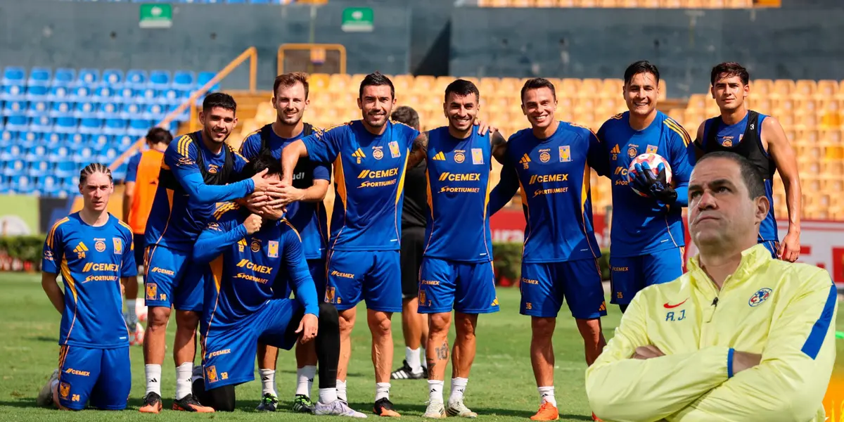 Fondo de Tigres con Jardine al frente