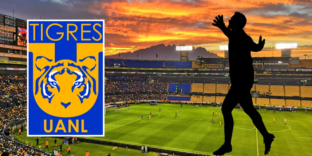 Fondo de Wikipedia con escudo de Tigres