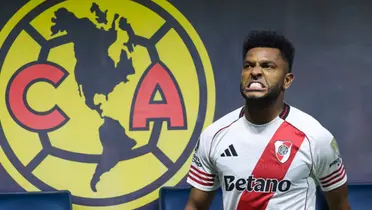 Fondo del Club América con Borja al frente