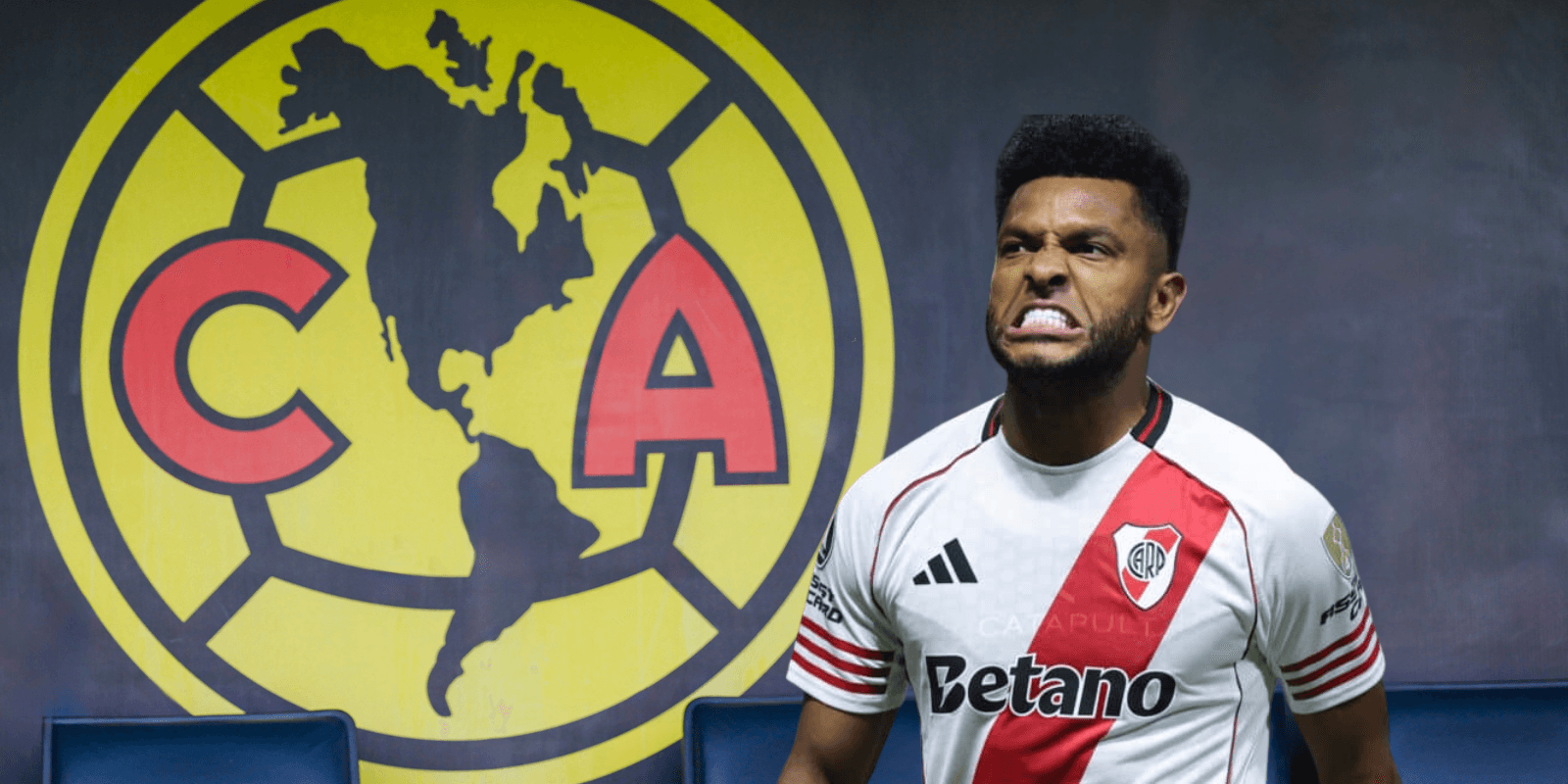 Fondo del Club América con Borja al frente