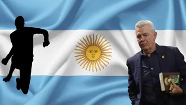 Fondo tomado de Canva, con Aguirre al frente